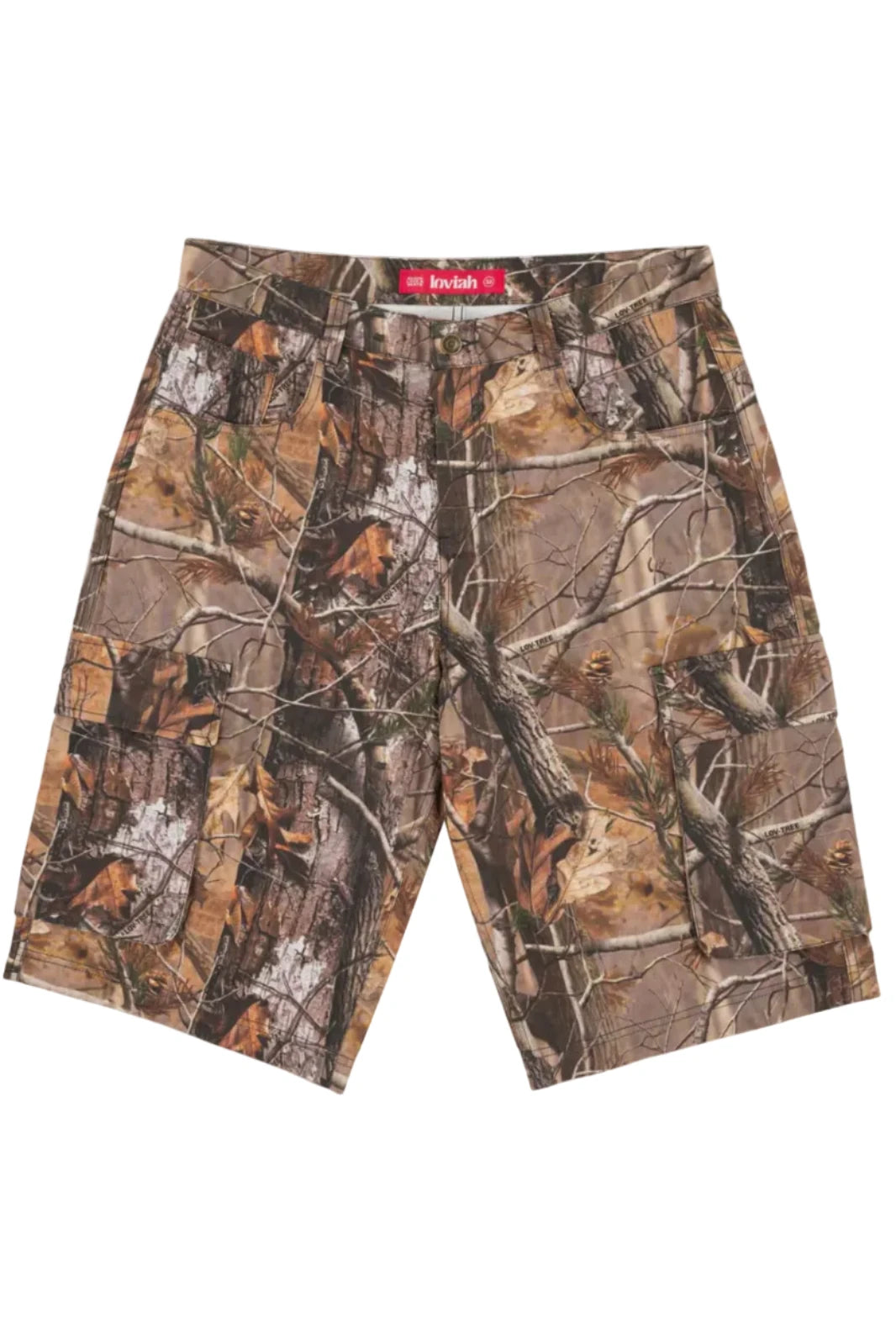 LOVIAH TROOPER COTTON CARGO SHORTS CAMO TREE