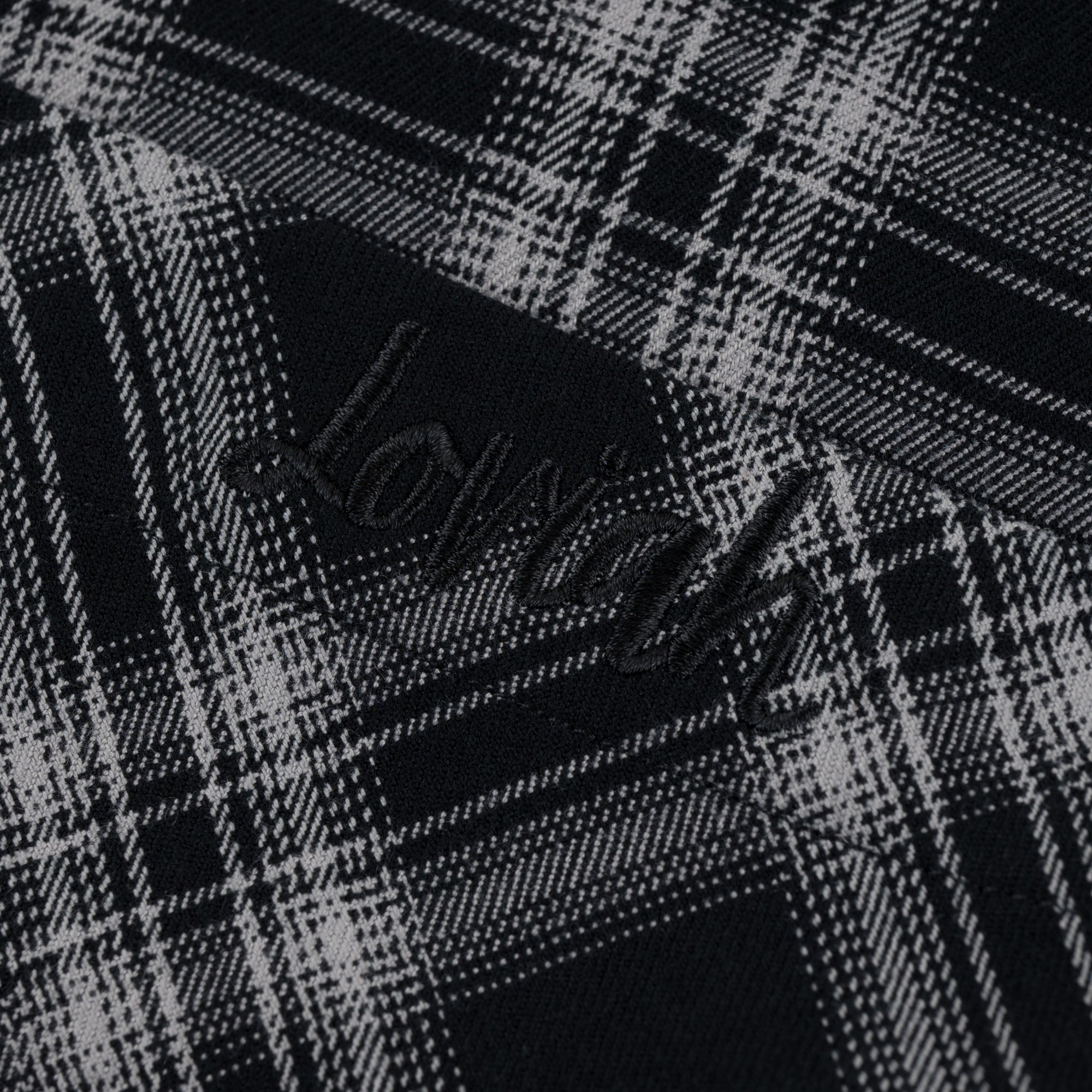 LOVIAH Black and Grey Plaid Shirt