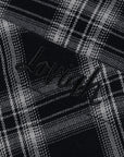 LOVIAH Black and Grey Plaid Shirt