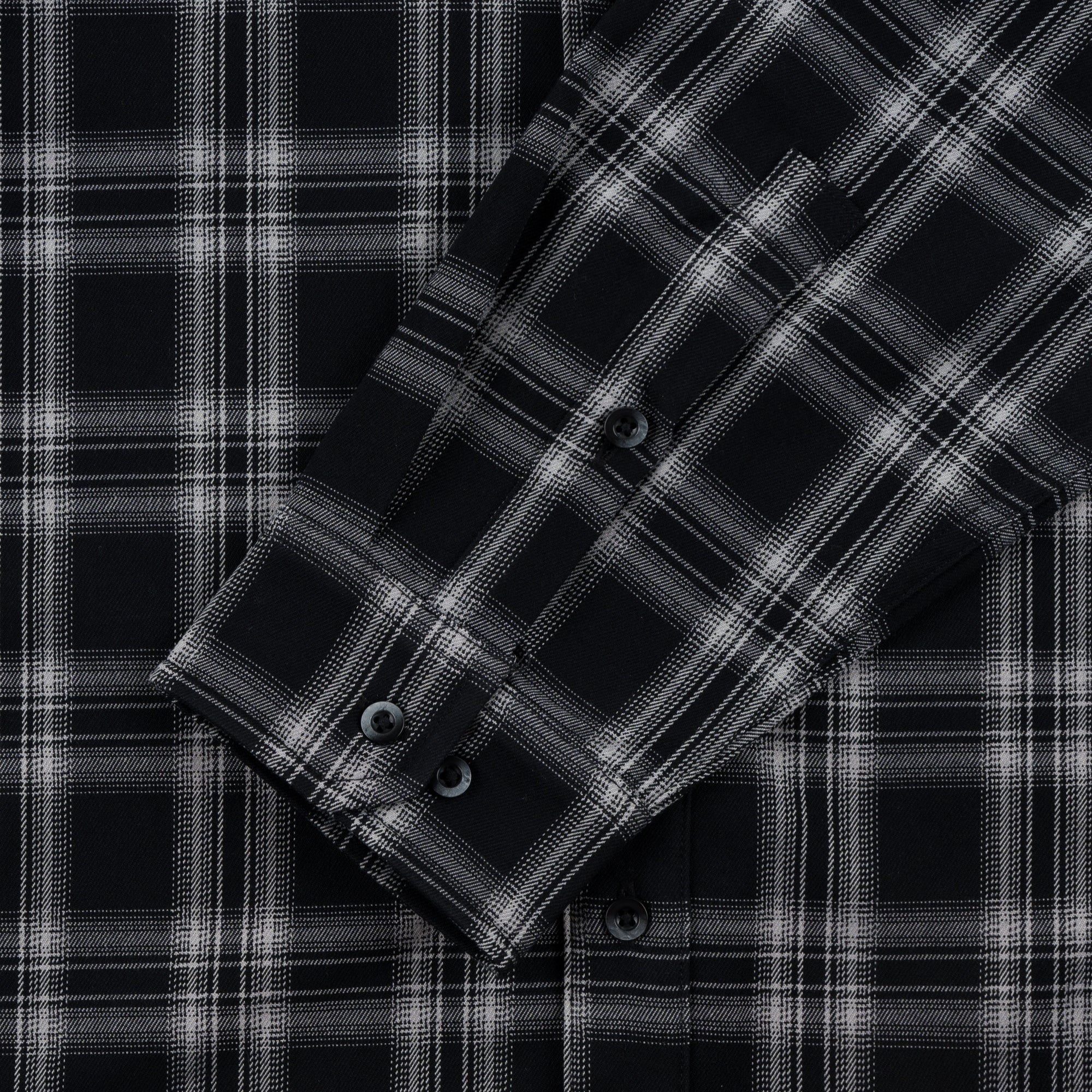 LOVIAH Black and Grey Plaid Shirt