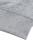 LOVIAH Sewn Heartman Crew Neck Sweater in Heather Gray