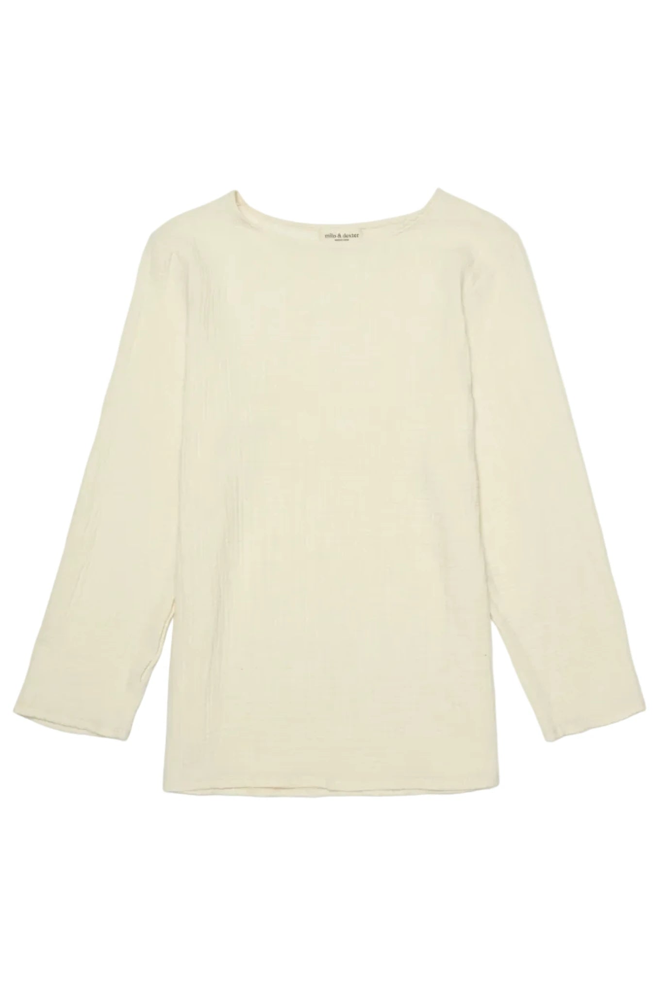 MILO &amp; DEXTER Heritage vin naturel t-shirt manche longue en beige