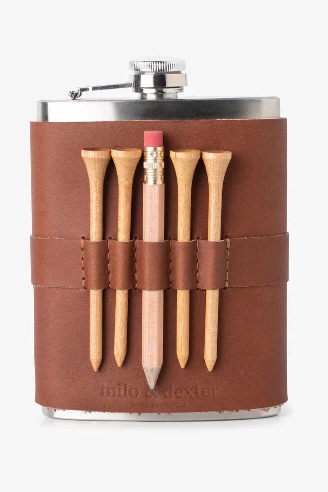 *MILO &amp; DEXTER Leather Flask