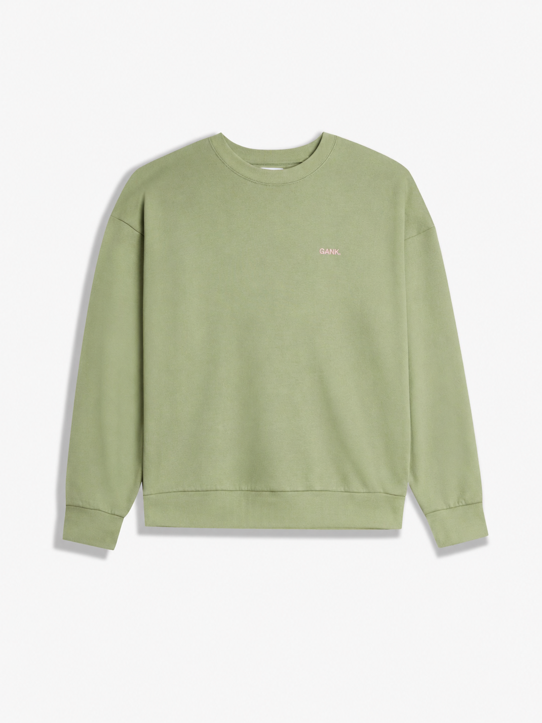 GANK Cream Embroidered Crew Neck Sweater
