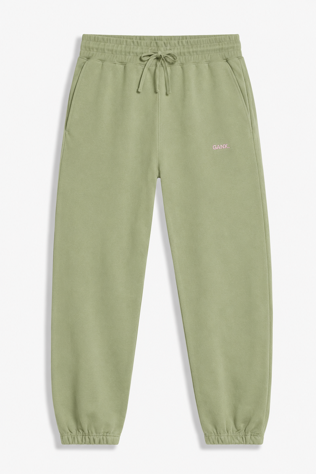 GANK Cream Jogging embroidered on tone