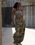 MERCY HOUSE Lucas camo pleated trouser