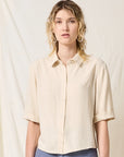 COKLUCH IPOMÉE eggshell shirt