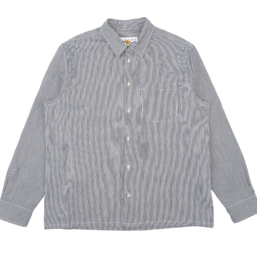 NAKED &amp; FAMOUS True Shirt - Organic Hickory - Indigo