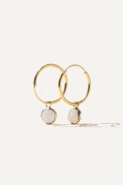 BOA Boucles d`oreilles JAYA en or vermeil avec pierre