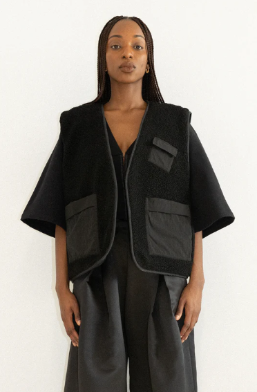 MERCY HOUSE Grotto veste reversible noire