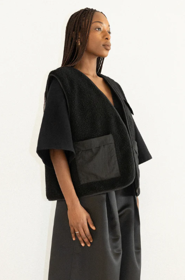 MERCY HOUSE Grotto veste reversible noire