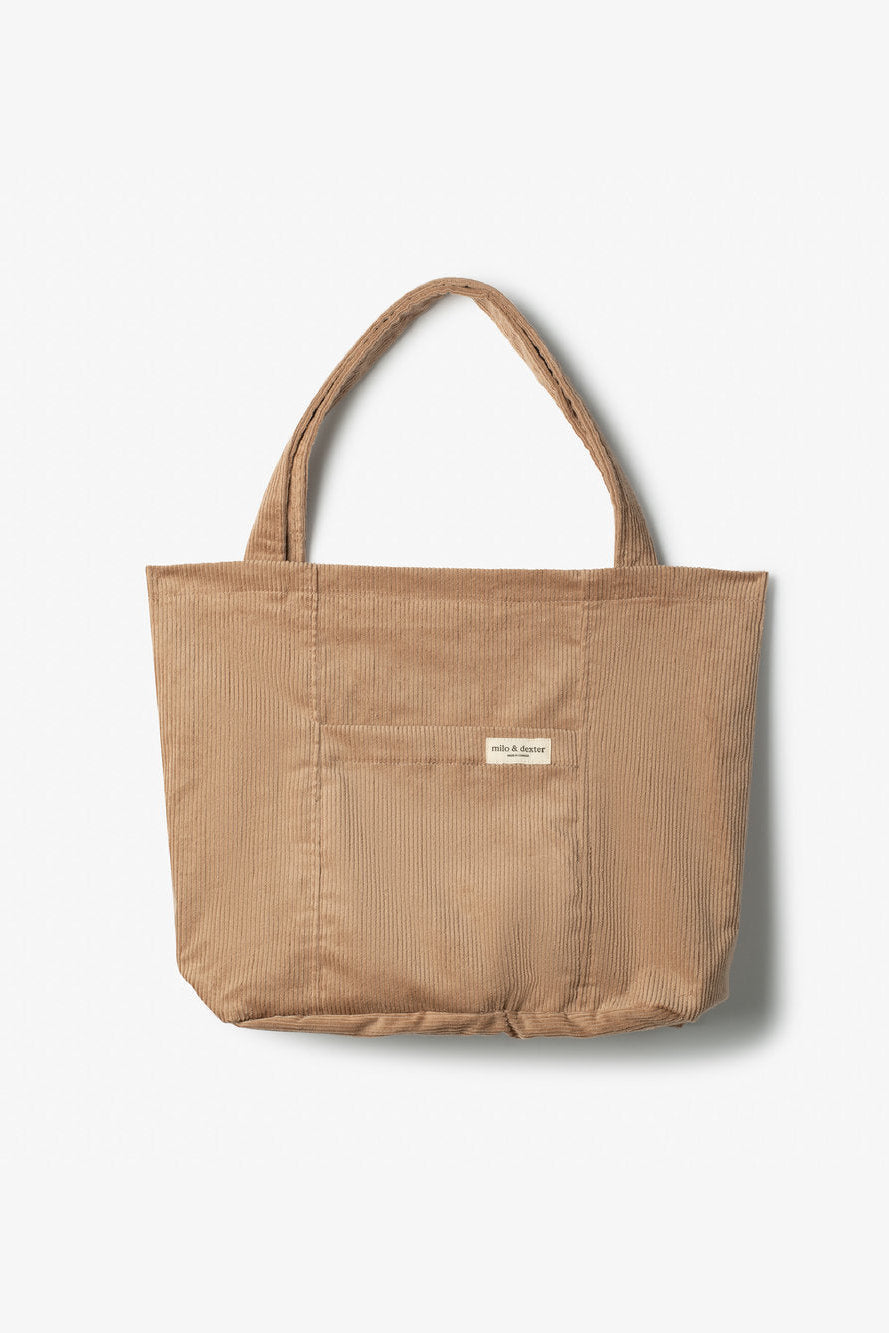 *MILO &amp; DEXTER Sac fourre-tout en Corduroy en beige