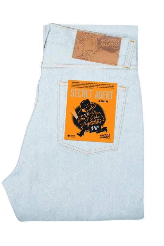 NAKED &amp; FAMOUS True Guy - Secret Agent - Bleach Blue