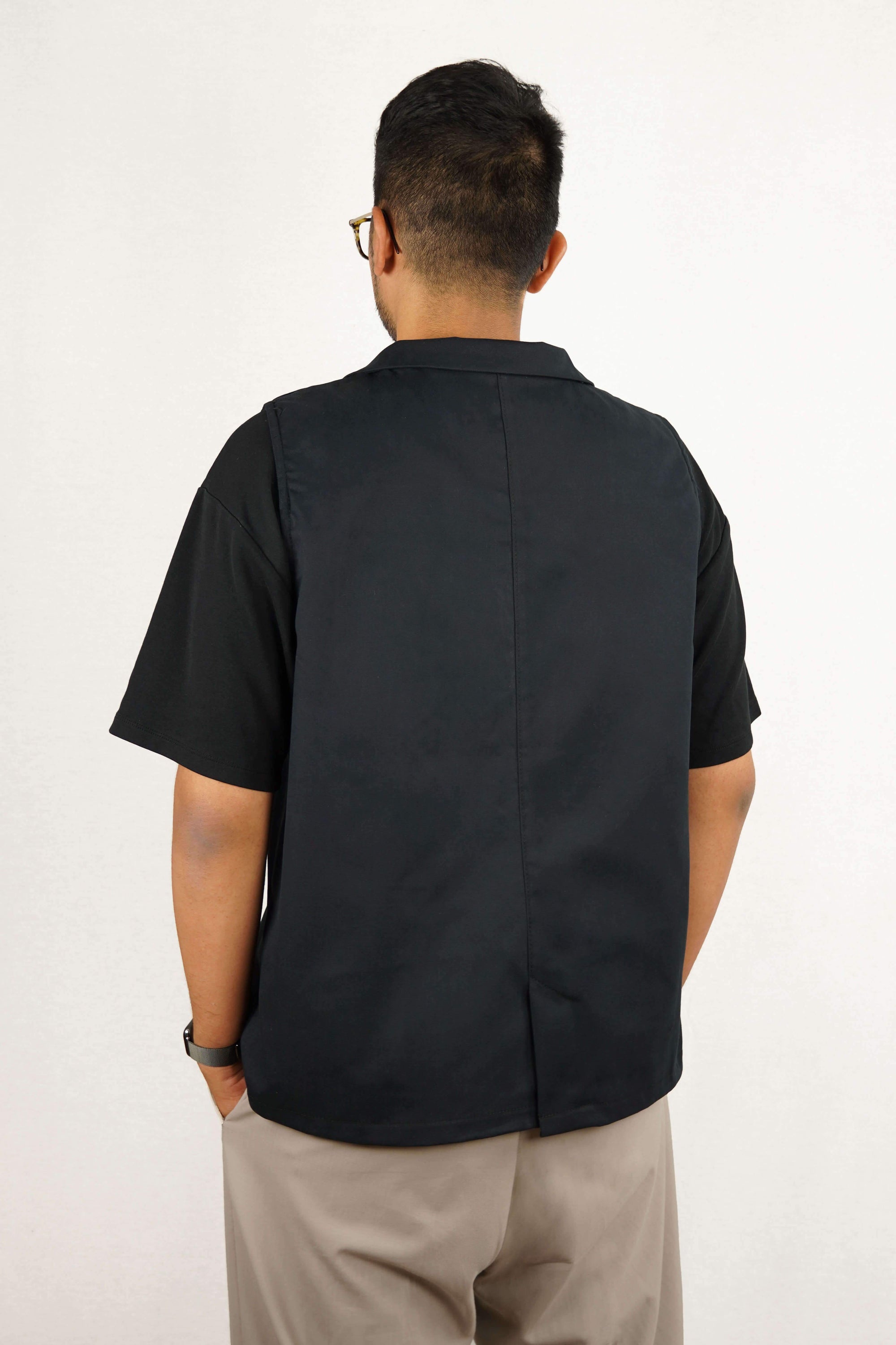 ALYKS Veste sans-manches en noir