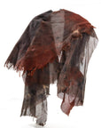 RED RAVEN - Cap poncho brun terre