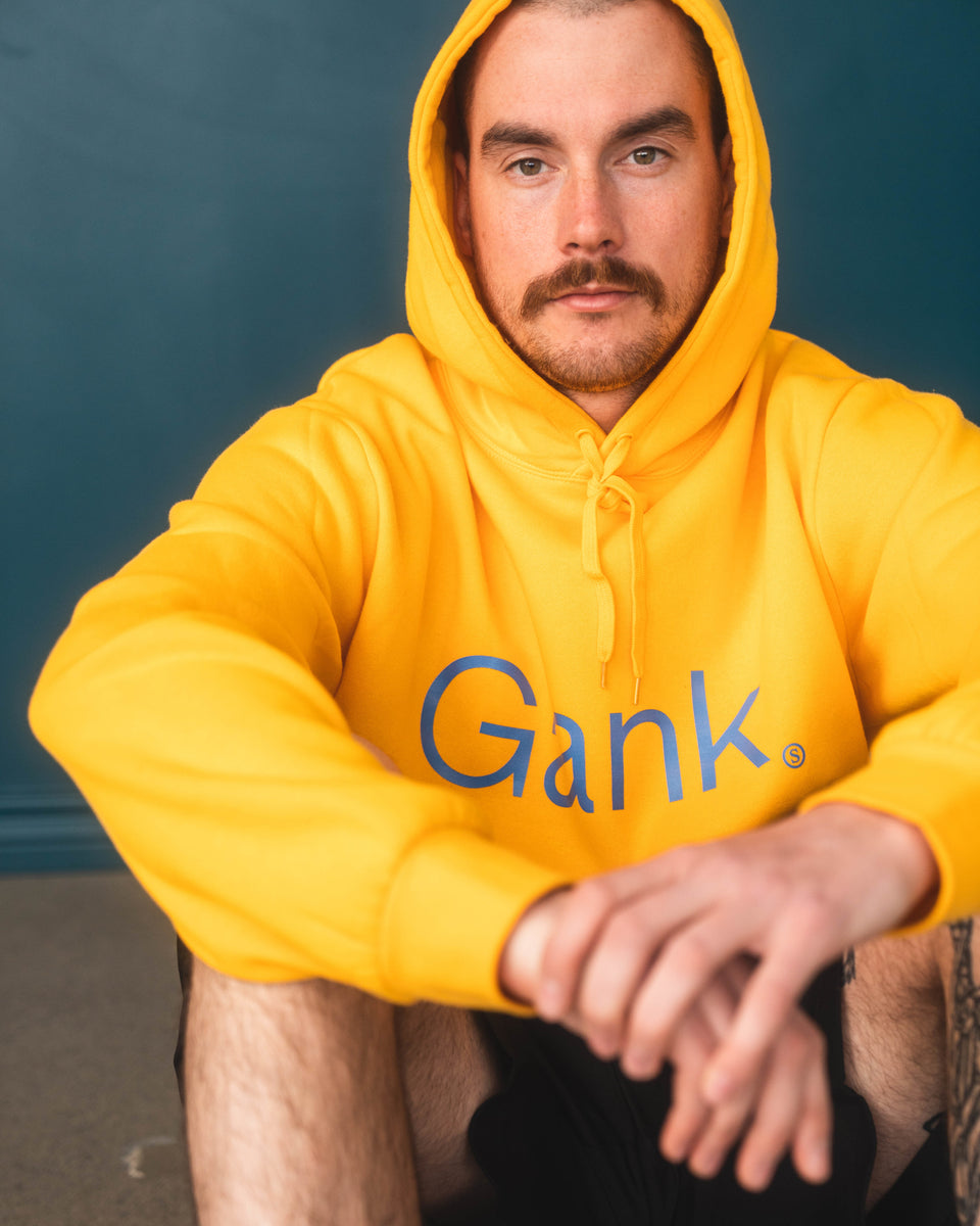 GANK embroidered hoodie - Black