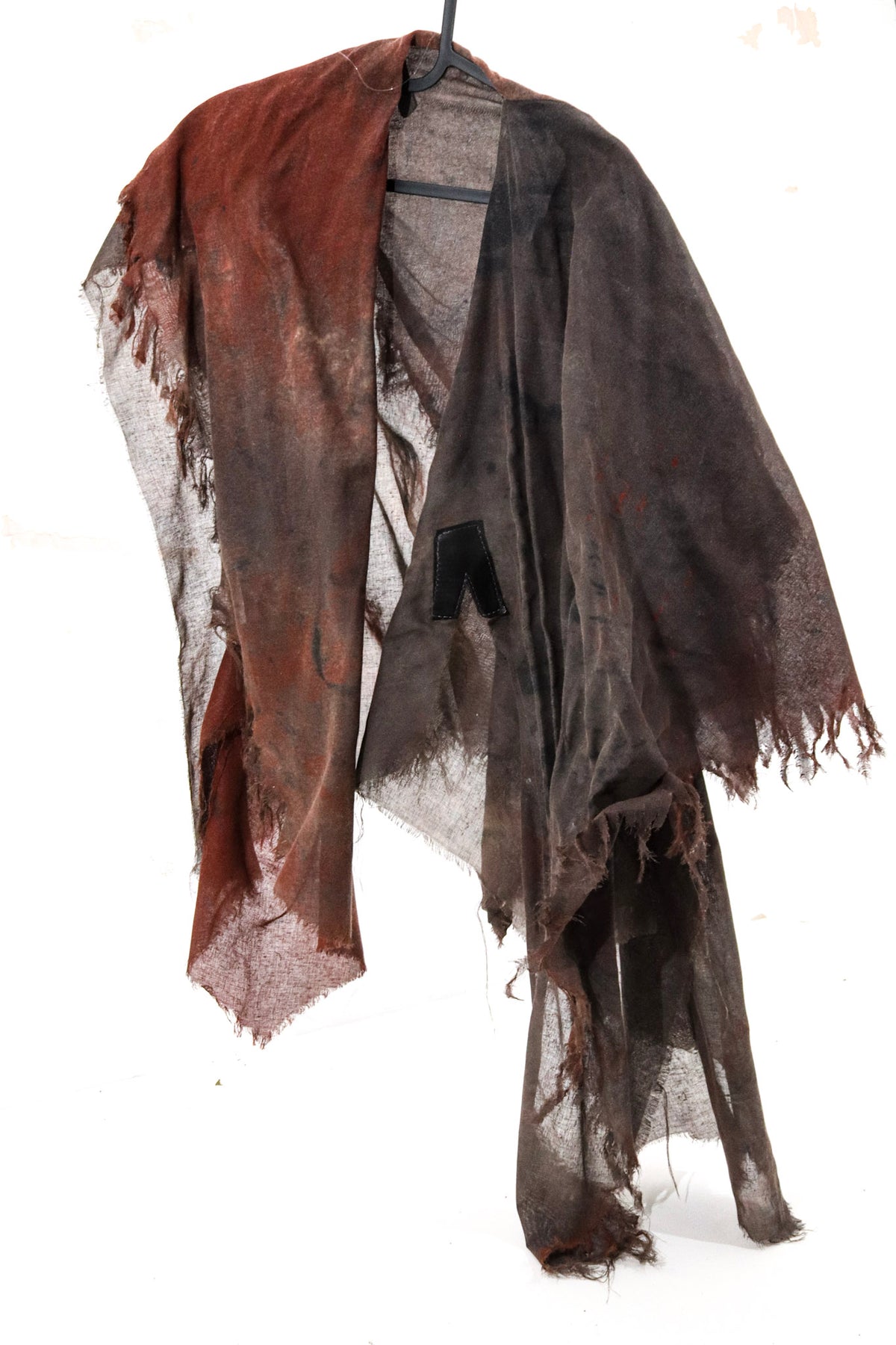 RED RAVEN - Cap poncho brun terre