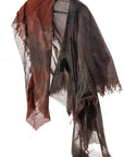 RED RAVEN - Cap poncho brun terre
