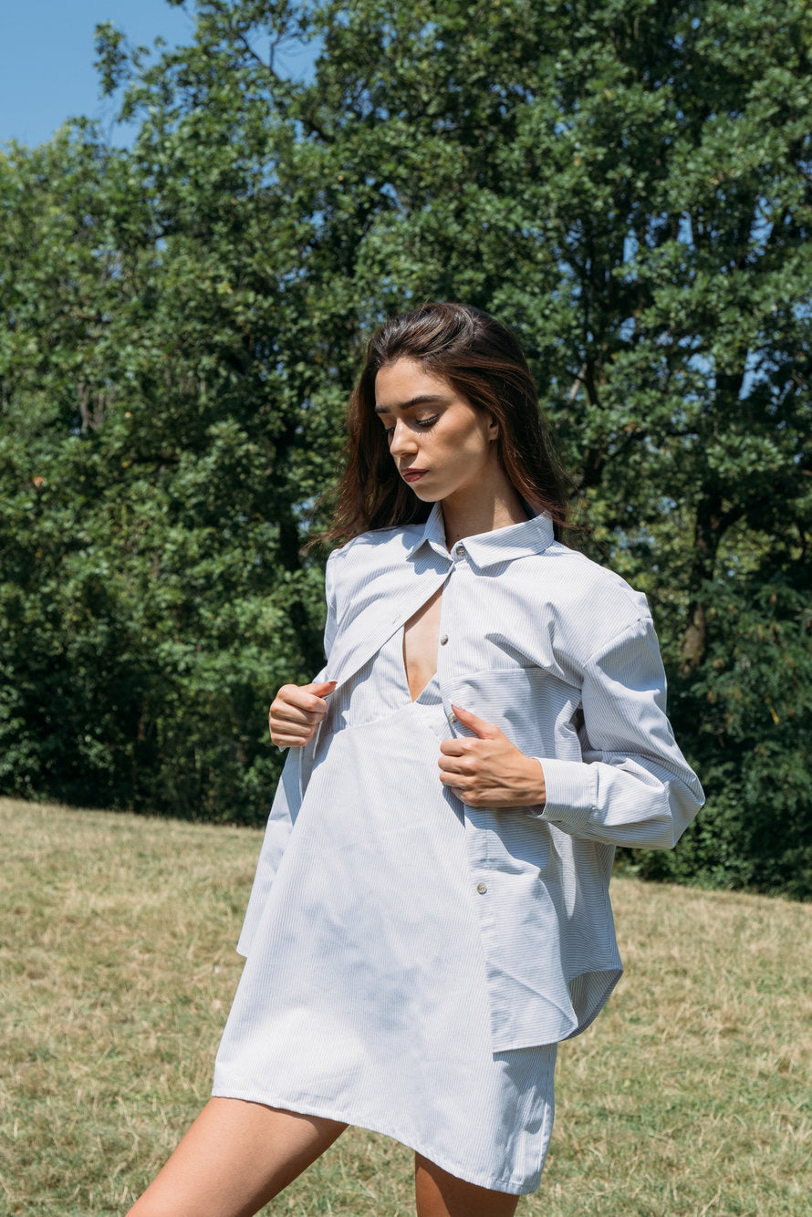 MAS chemise Kyoto rayé