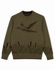 HOOKE sweater flying duck khaki