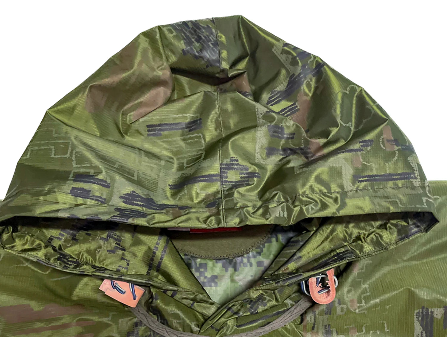 Atelier DNHN - Poncho camouflage vert