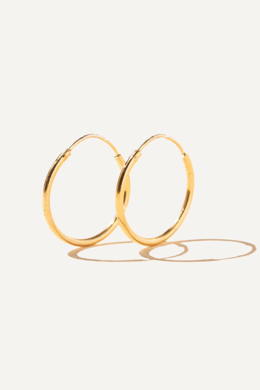 BOA Infinity boucles d'oreilles en vermeil
