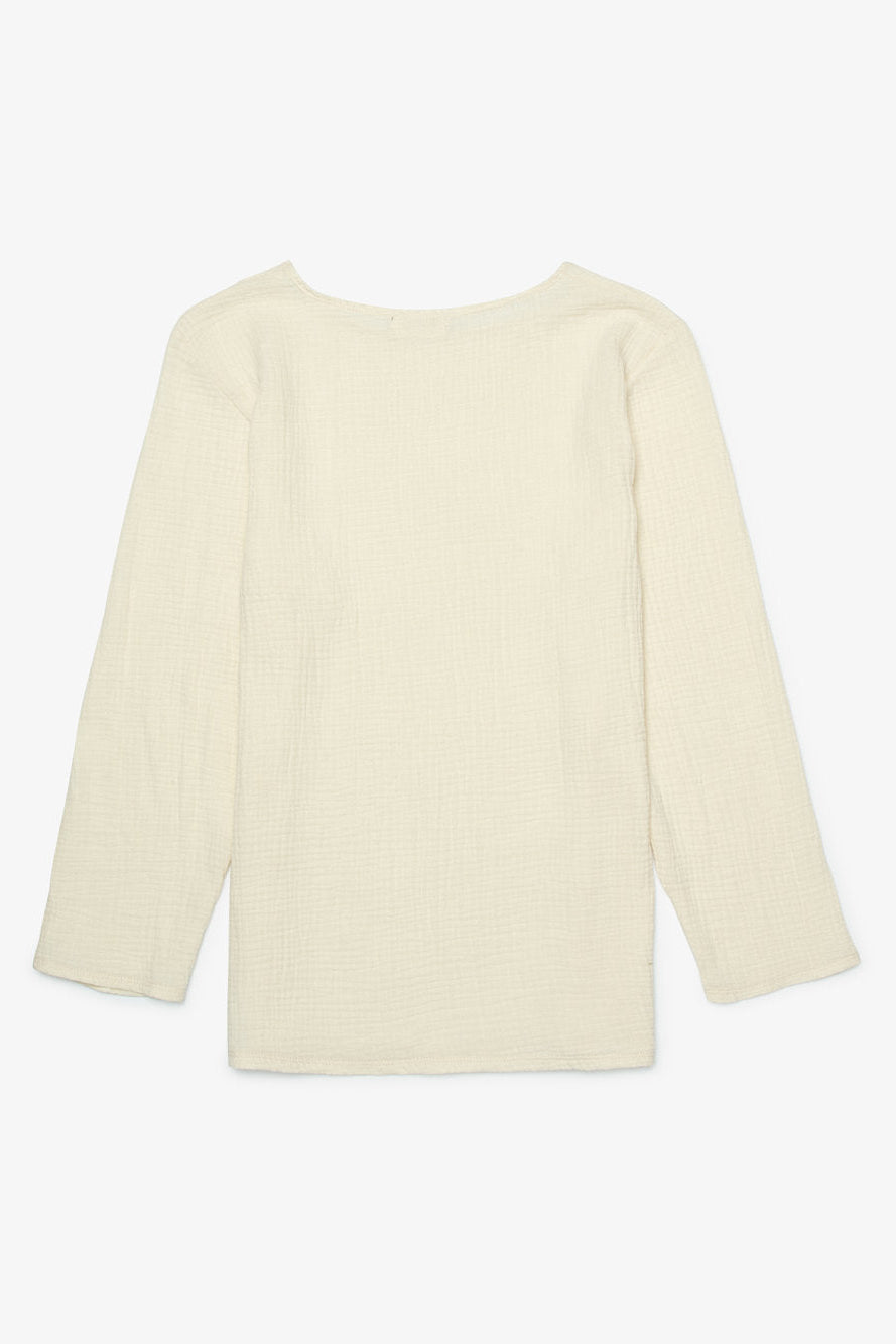 MILO &amp; DEXTER Heritage vin naturel t-shirt manche longue en beige