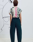 EVE GRAVEL pantalon Harisha émeraude
