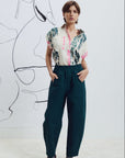 EVE GRAVEL pantalon Harisha émeraude