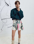 EVE GRAVEL jacket Zaria émeraude