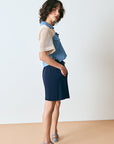 DAGG & STACEY Short Hewitt bleu marine