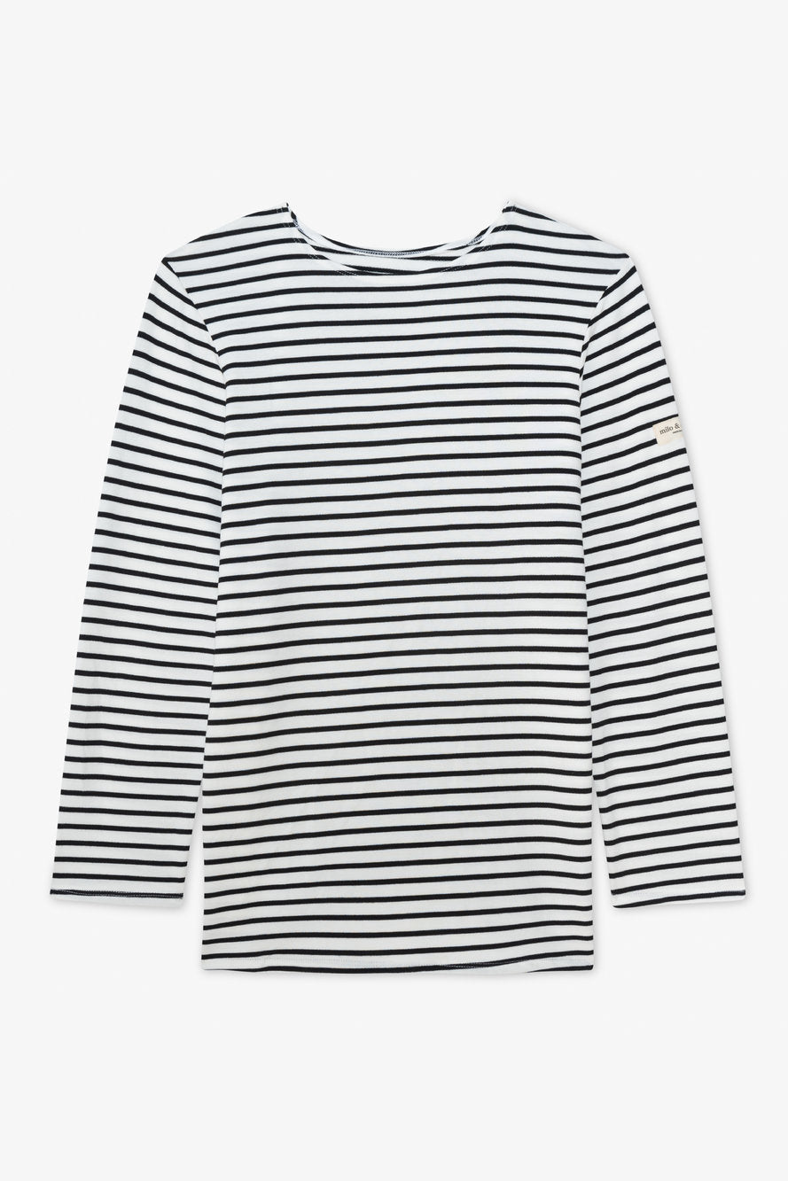 MILO &amp; DEXTER Heritage St John T-shirt marin en noir