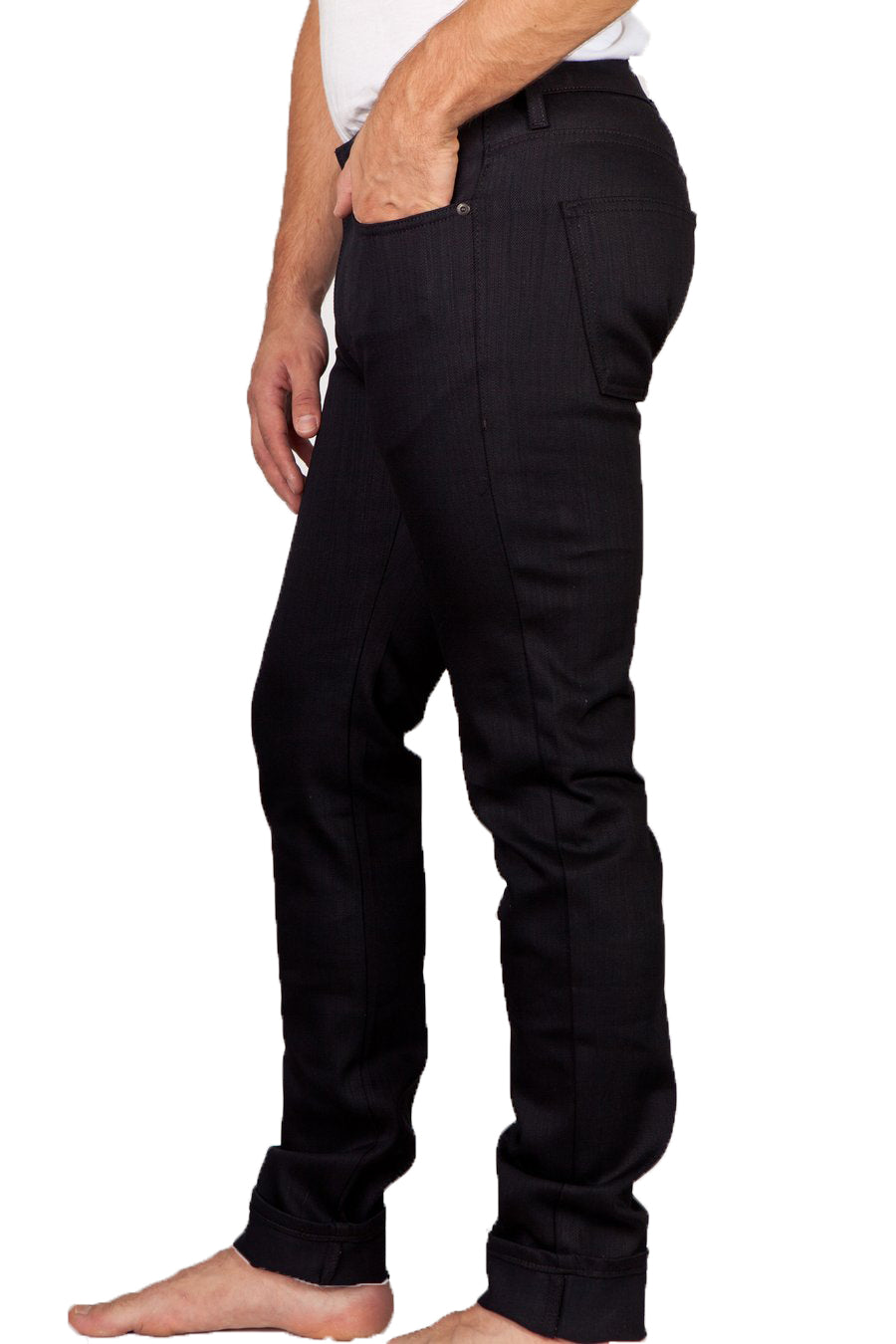 NAKED &amp; FAMOUS Super guy jean en noir